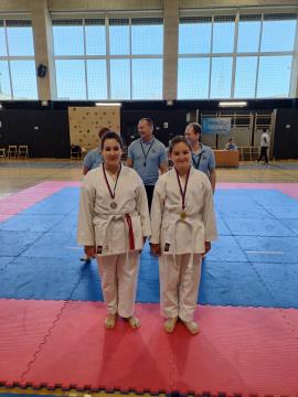 Karateisti na tekmovanju v Moravčah, april 2024 (2)